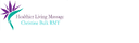 Massage Therapy by Healthier Living Massage logo
