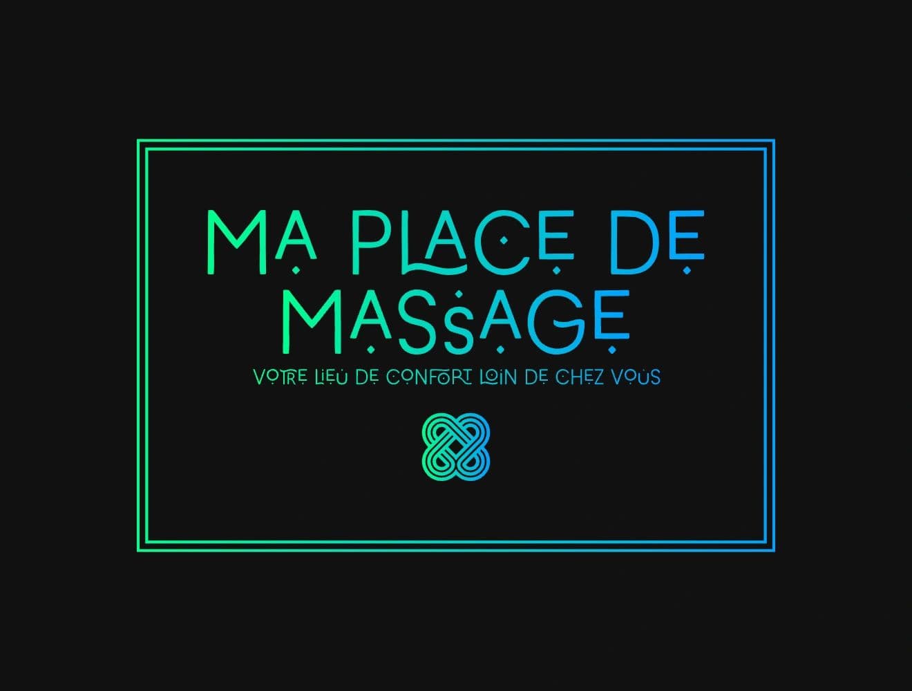 Ma Place de Massage (My Massage Place) logo