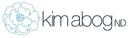 Dr. Kim Abog, Naturopathic Doctor logo