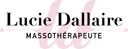 Lucie Dallaire, massothérapeute et thérapeute en drainage lymphatique manuel Vodder logo