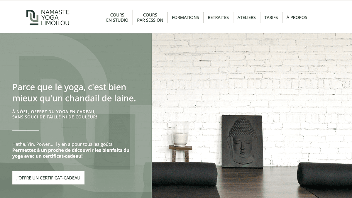 Namaste Yoga Limoilou — Studio De Yoga À Québec | Ateliers, Formations & Retraites | Cours De Yoga Pour Tous Les Niveaux logo