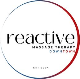 reactive massage therapy logo