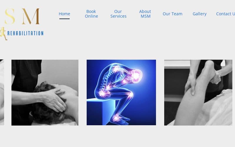 MSM fitness and Rehabilitation logo