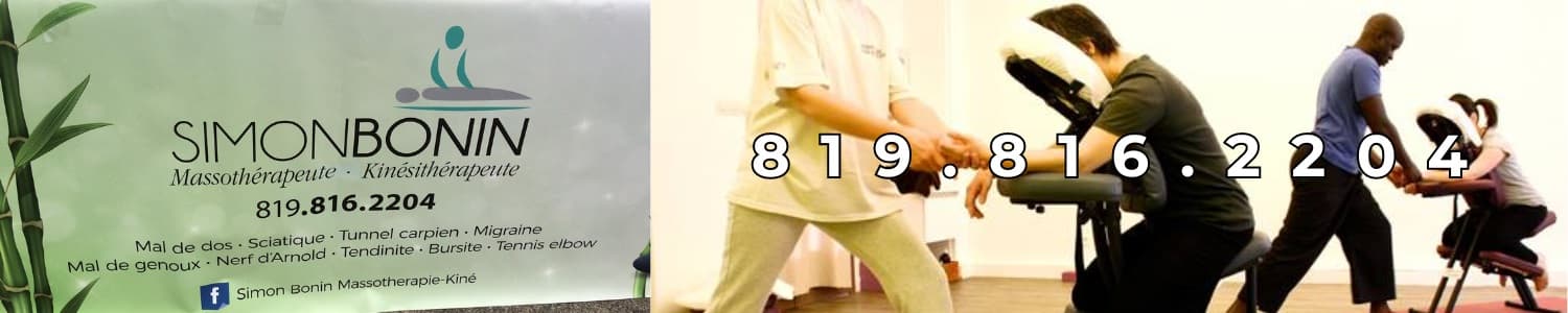 Simon Bonin Orthothérapeute - Massothérapie Drummondville logo