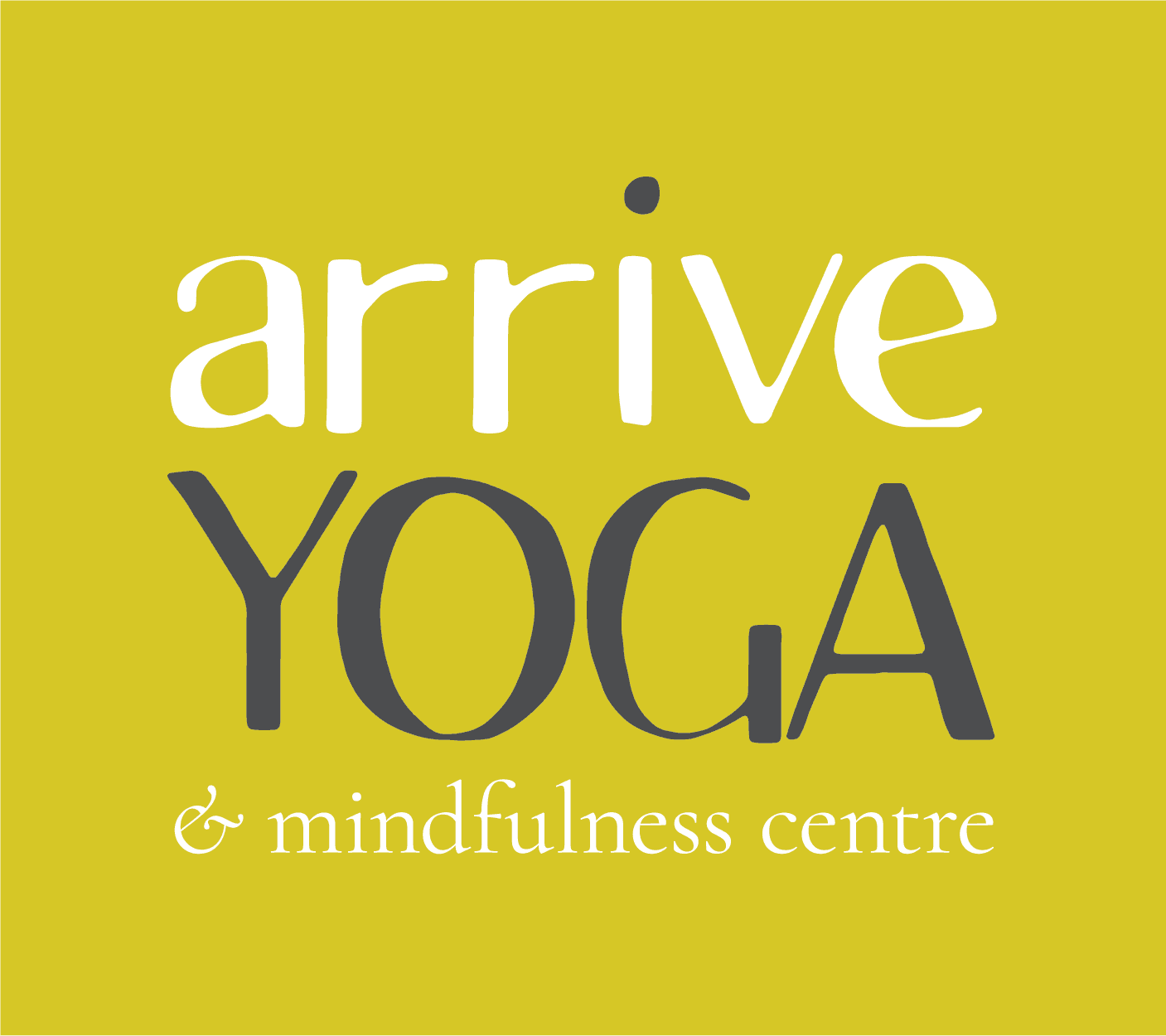 Arrive Yoga + Mindfulness logo