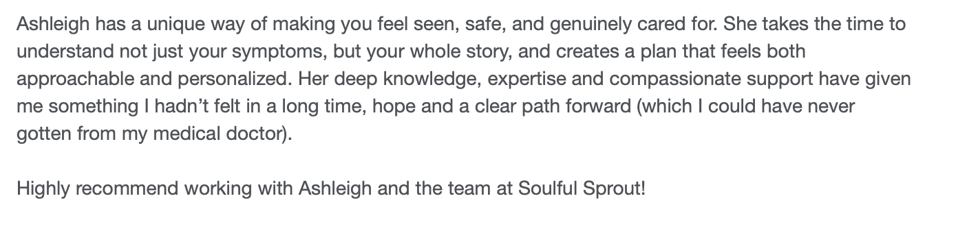 The Soulful Sprout Holistic Nutrition Inc. gallery image 5