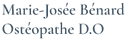 Marie-Josée Bénard D.O Ostéopathe logo